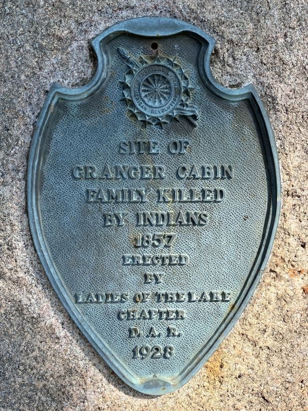 Granger Cabin Marker. Click for full size. Granger Cabin Marker image. Click for full size.