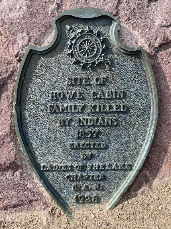 Howe Cabin Marker image. Click for full size.