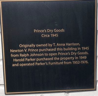 Prince's Dry Goods Marker image. Click for full size.
