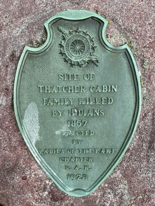 Thatcher Cabin Marker image. Click for full size.