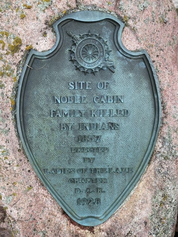 Noble Cabin Marker. Click for full size. Noble Cabin Marker image. Click for full size.