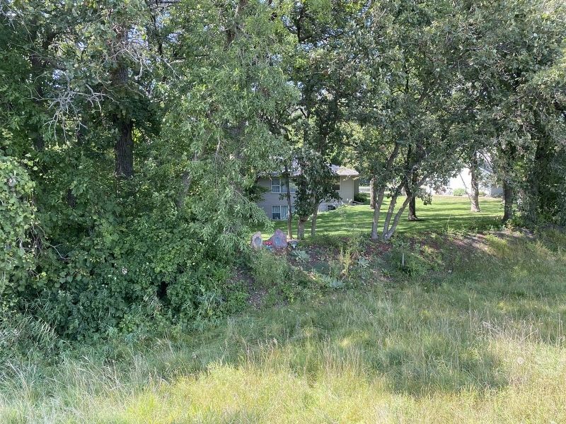 Noble Cabin Marker (left). Click for full size. Noble Cabin Marker (left) image. Click for full size.