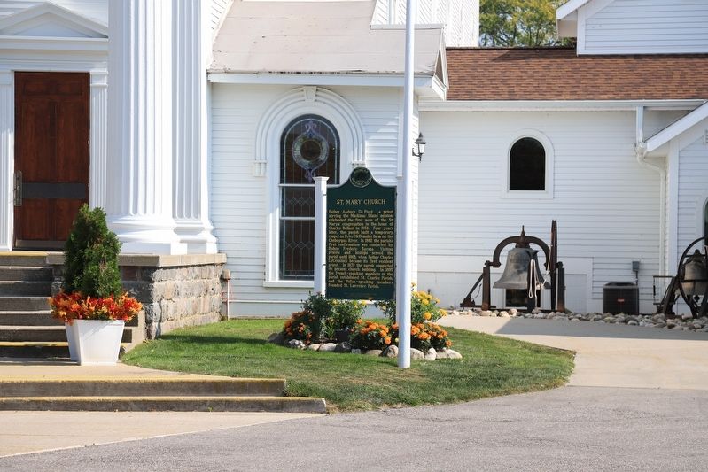 St. Mary Church Marker. Click for full size. St. Mary Church Marker image. Click for full size.