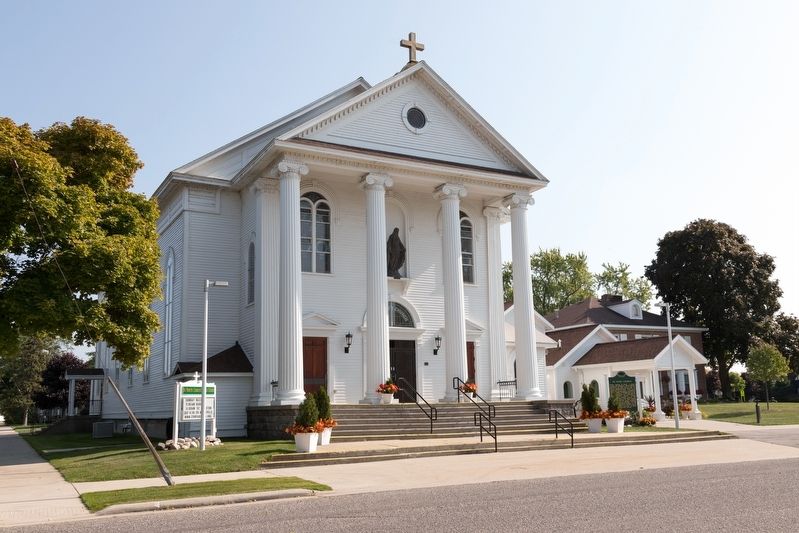 St. Mary Church, Cheboygan Michigan. Click for full size. St. Mary Church, Cheboygan Michigan image. Click for full size.