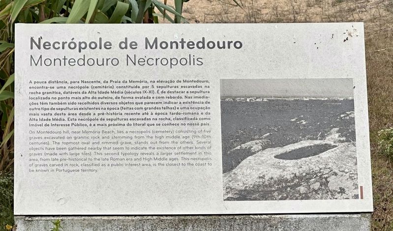Necrpole de Montedouro / Montedouro Necropolis Marker image. Click for full size.