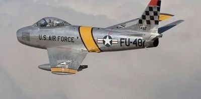 Albert C. Hansen F-86 image. Click for full size.