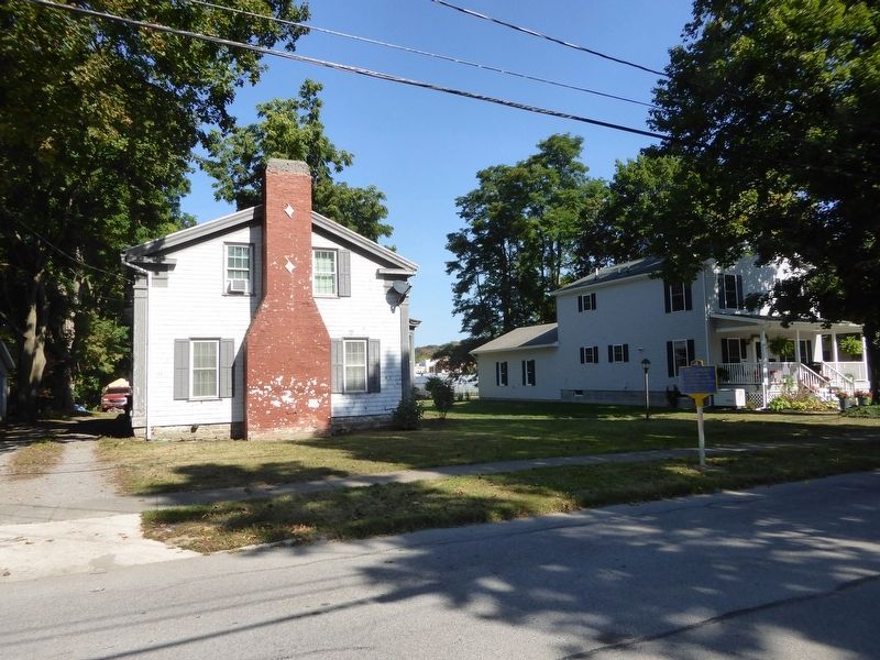Lewis E. Walker marker in front of the house described. Click for full size. Lewis E. Walker marker in front of the house described image. Click for full size.