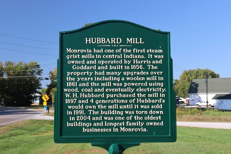 Hubbard Mill Marker image. Click for full size.