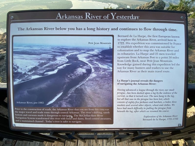 Arkansas River of Yesterday Marker image. Click for full size.