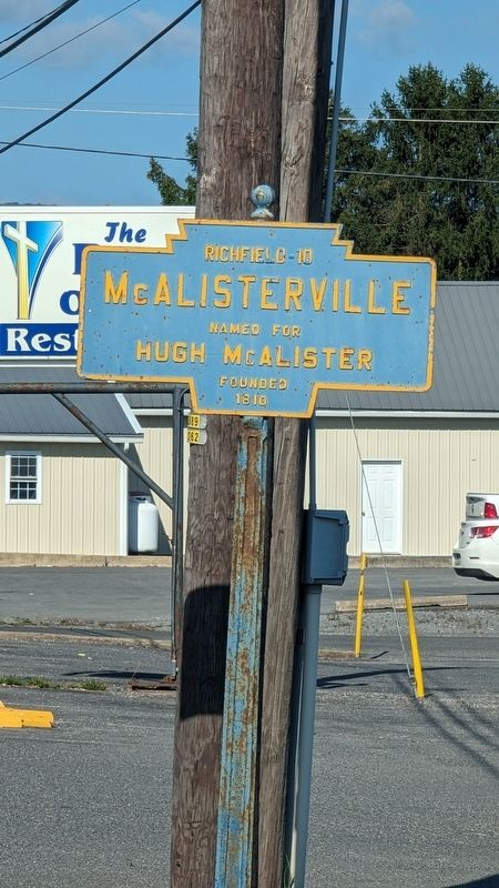 McAlisterville Marker image. Click for full size.