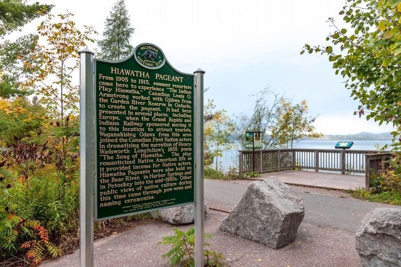Hiawatha Pageant Marker. Click for full size. Hiawatha Pageant Marker image. Click for full size.