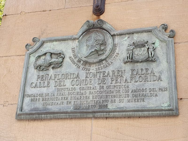 Xavier María de Munibe e Idiaquez Marker. Click for full size. Xavier María de Munibe e Idiaquez Marker image. Click for full size.