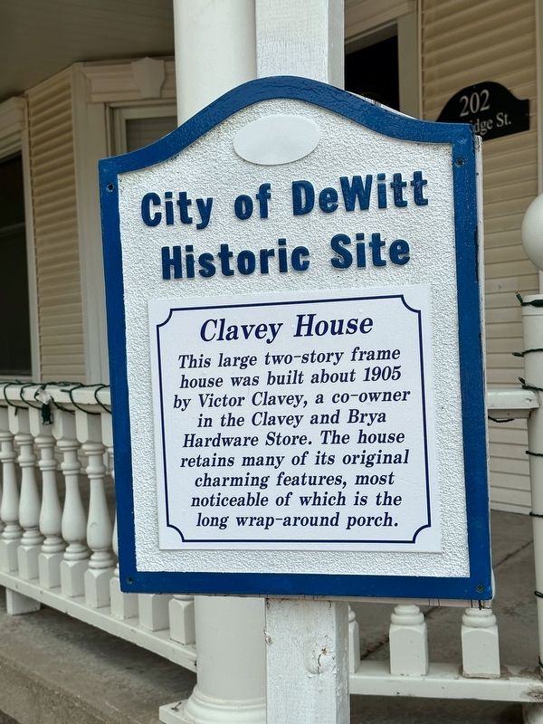Clavey House Marker image. Click for full size.