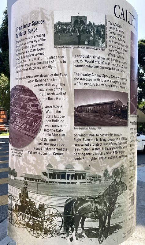 California Science Center Marker image. Click for full size.