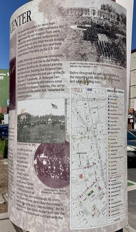 California Science Center Marker. Click for full size. California Science Center Marker image. Click for full size.