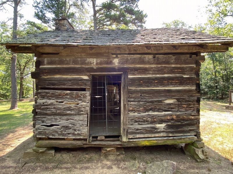The back of the Old Pioneer Cabin image. Click for full size.