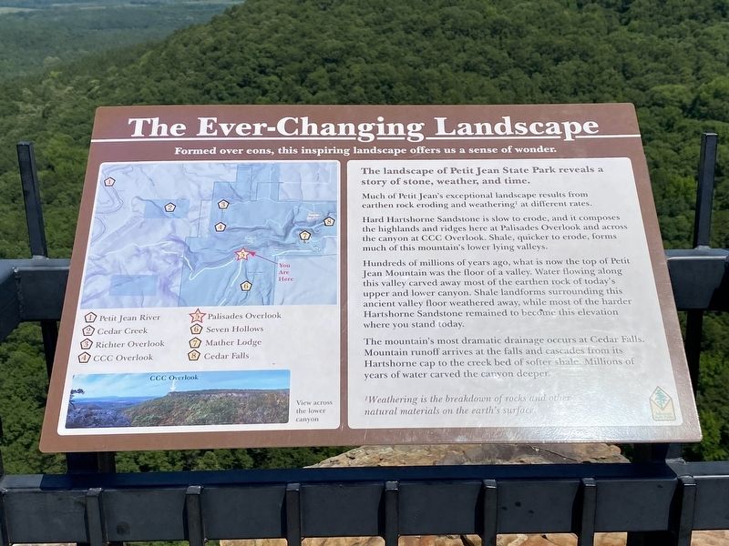 The Ever-Changing Landscape Marker image. Click for full size.