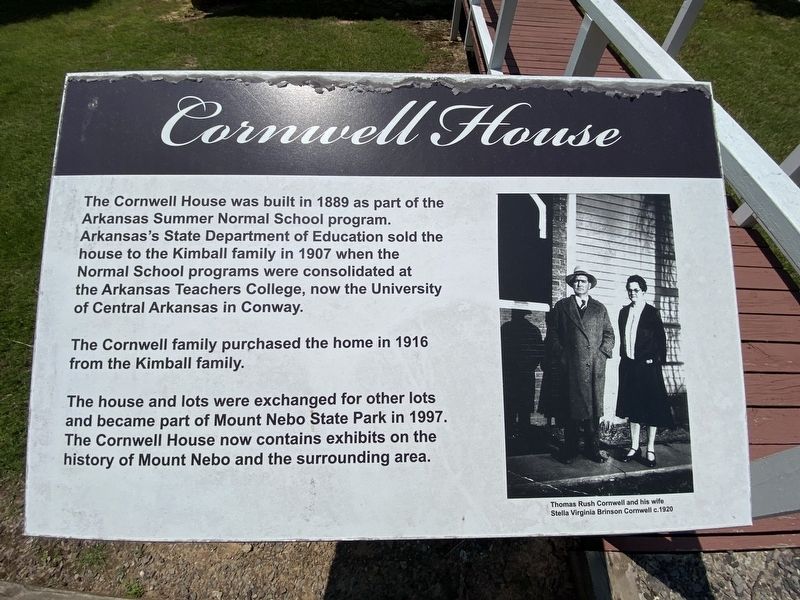 Cornwell House Marker image. Click for full size.