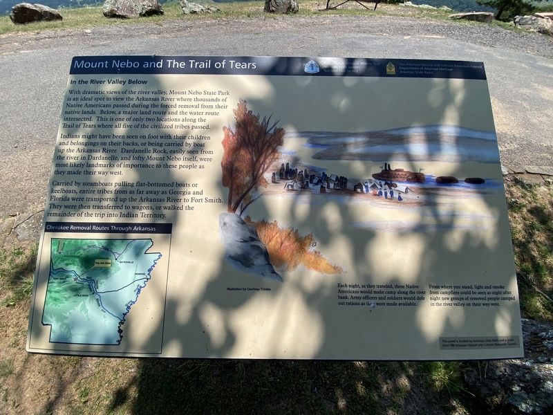 Mount Nebo and The Trail of Tears Marker image. Click for full size.