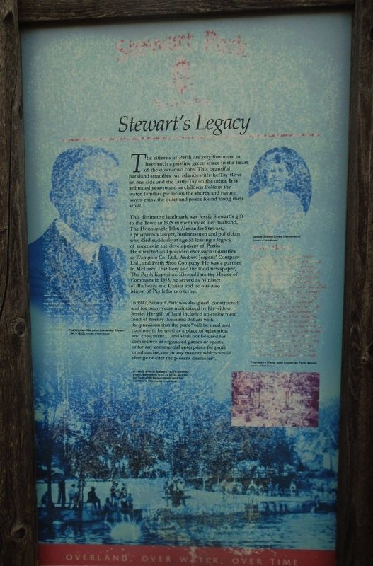 <i>Stewart's Legacy</i> Marker image. Click for full size.