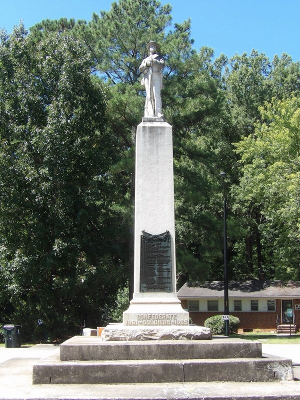 Holly Springs War Memorial Marker image. Click for full size.