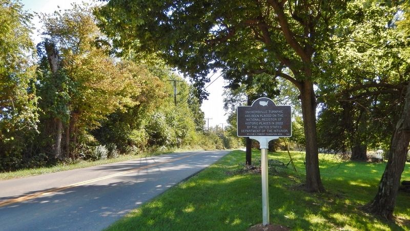 Snickersville Turnpike Marker (<i>north side</i>) image, Touch for more information