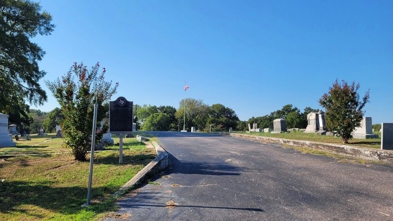 The entrance to the Willow Wild Cemetery and Marker image. Click for full size.
