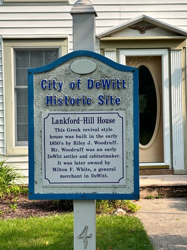 Lankford-Hill House Marker image. Click for full size.