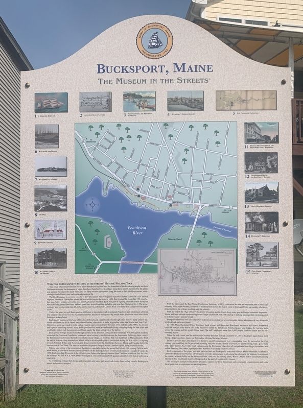 Bucksport, Maine Marker image. Click for full size.