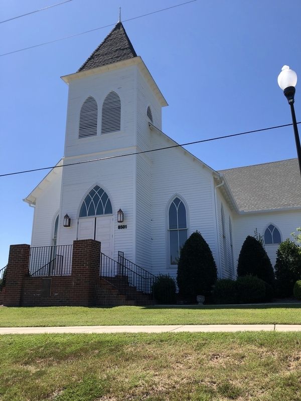 Historic Green Level Baptist Church Marker image. Click for full size.