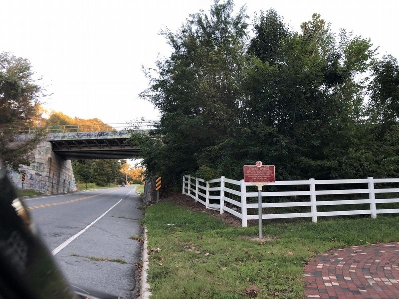 Lydia's Bridge Marker image. Click for full size.