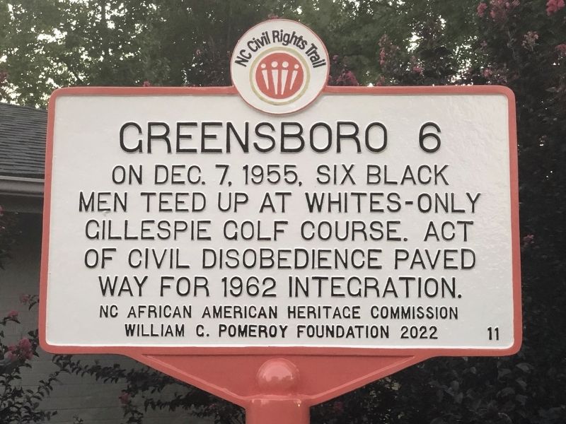 Greensboro 6 Marker image. Click for full size.