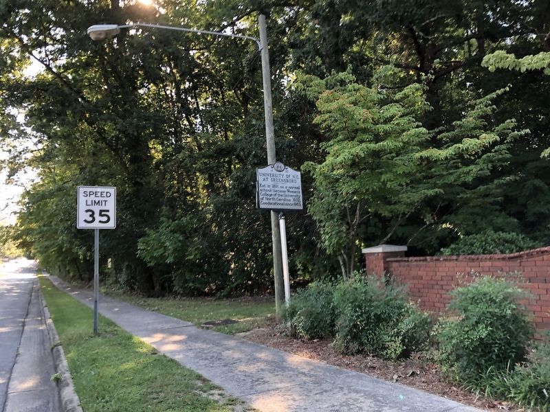University of N.C. at Greensboro Marker image. Click for full size.