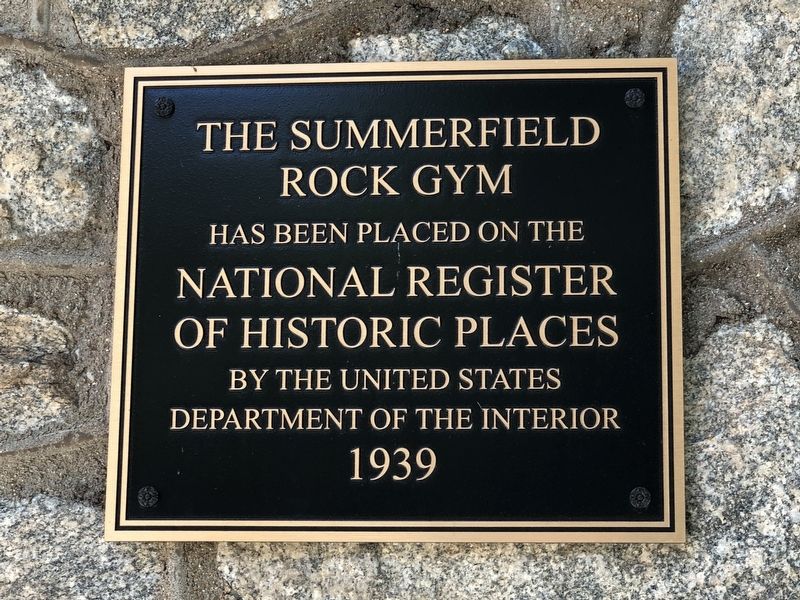 National Register Plaque. Click for full size. National Register Plaque image. Click for full size.