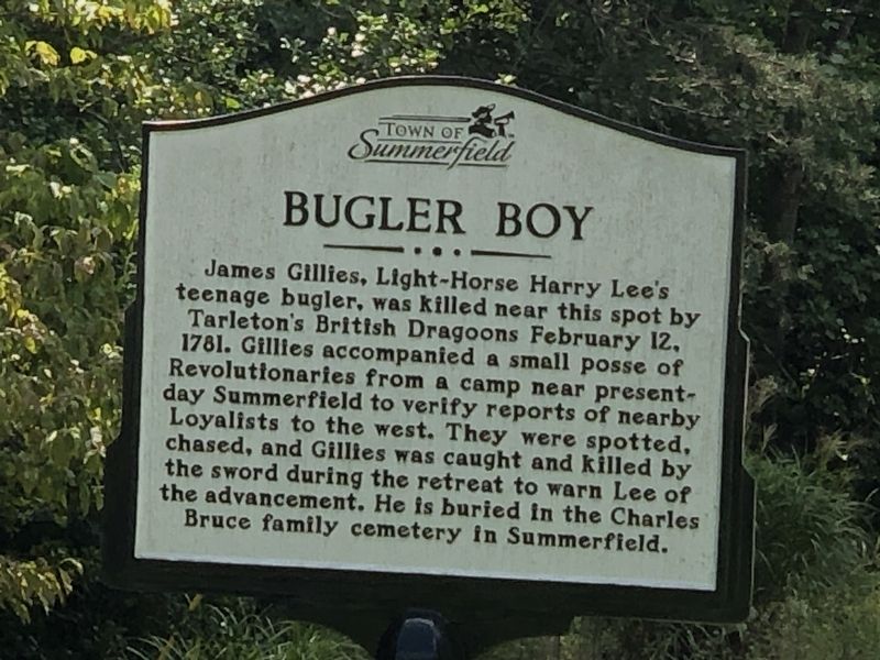 Bugler Boy Marker image. Click for full size.
