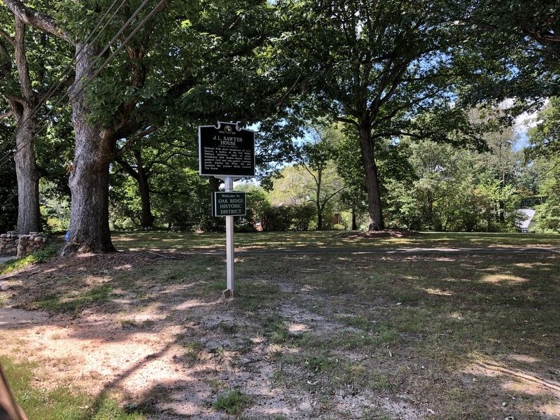 J.L. Sawyer House Marker. Click for full size. J.L. Sawyer House Marker image. Click for full size.