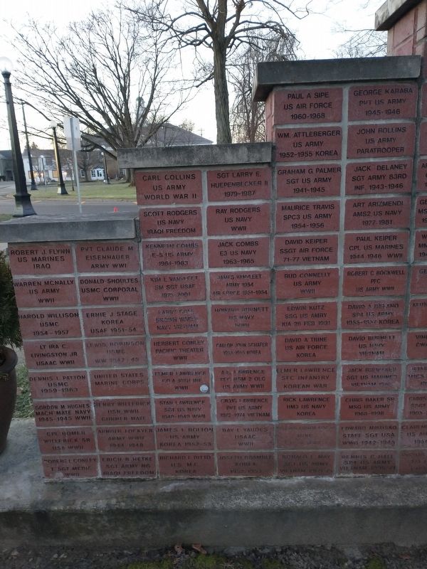 Marshall Veterans Memorial. Click for full size. Marshall Veterans Memorial image. Click for full size.
