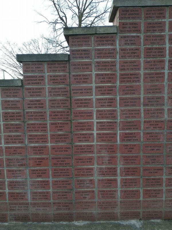 Marshall Veterans Memorial. Click for full size. Marshall Veterans Memorial image. Click for full size.