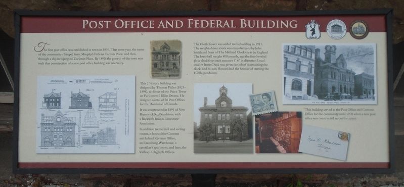 Post Office and Federal Building Marker image. Click for full size.