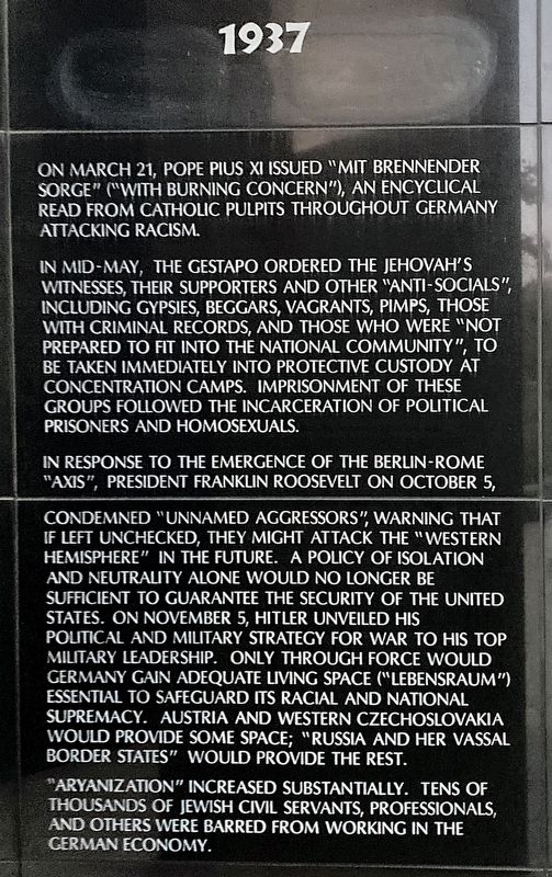 1937 Marker. Click for full size. 1937 Marker image. Click for full size.