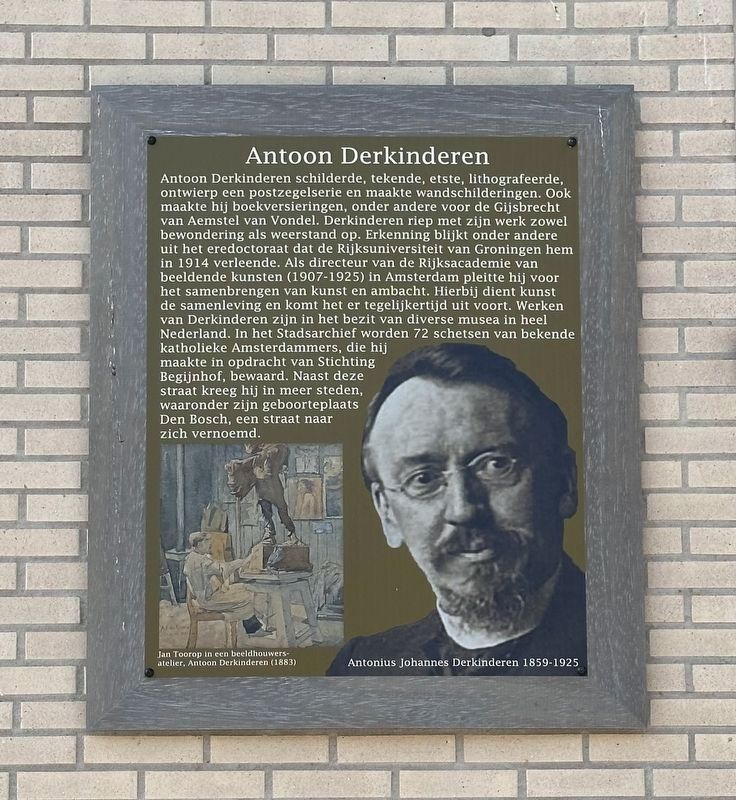 Antoon Derkinderen Marker image. Click for full size.