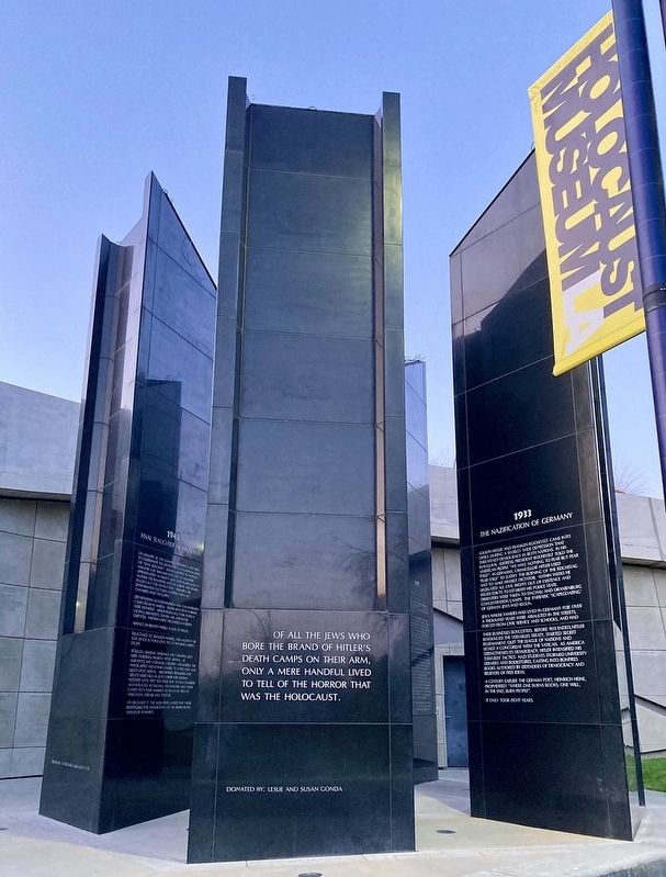 Holocaust Memorial. Click for full size. Holocaust Memorial image. Click for full size.
