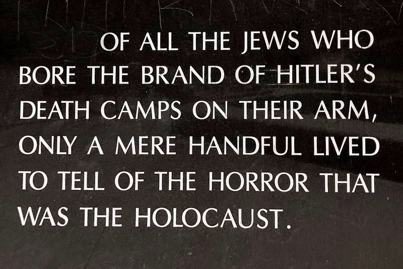 Holocaust Memorial. Click for full size. Holocaust Memorial image. Click for full size.
