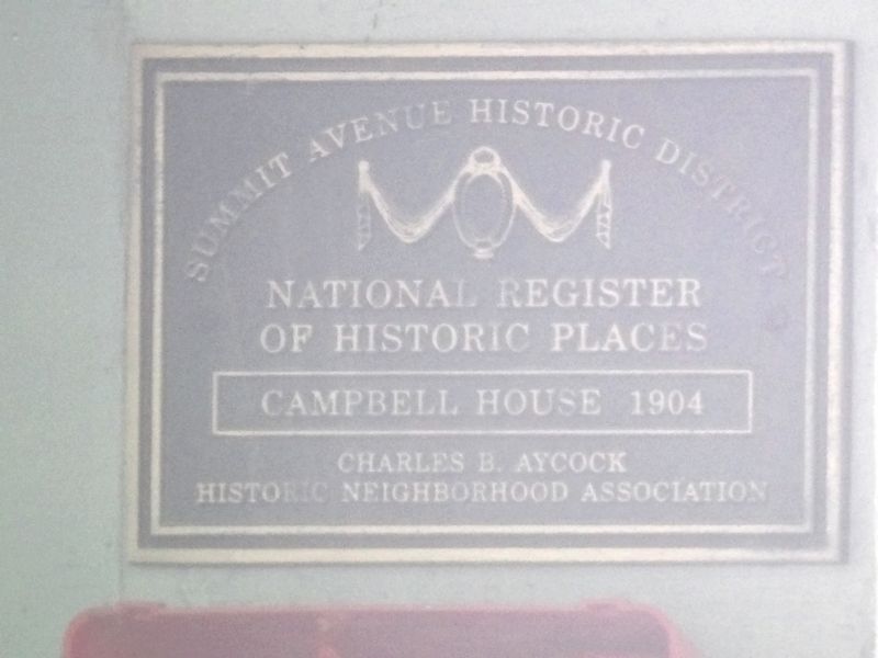 Campbell House Marker image. Click for full size.