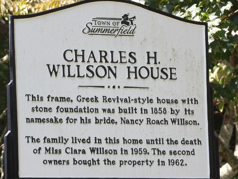 Charles H. Willson House Marker image. Click for full size.