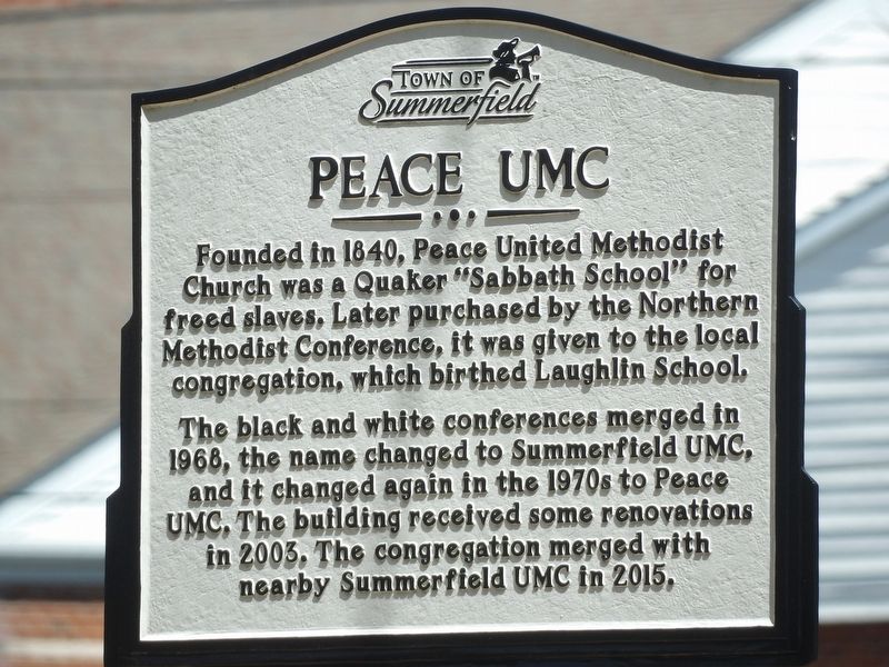 Peace UMC Marker image. Click for full size.