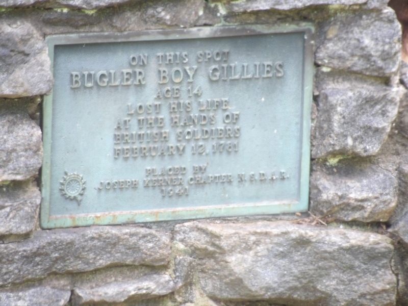 Bugler Boy Gillies Marker image. Click for full size.