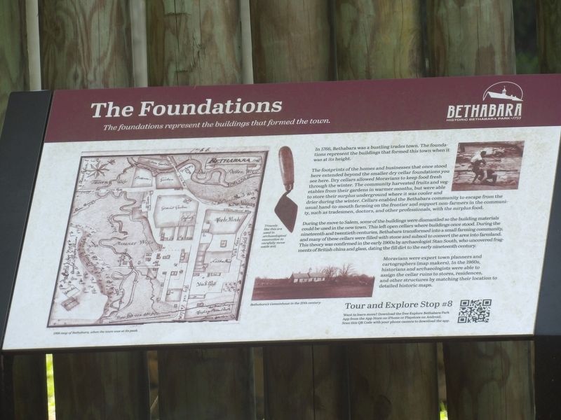 The Foundations Marker. Click for full size. The Foundations Marker image. Click for full size.