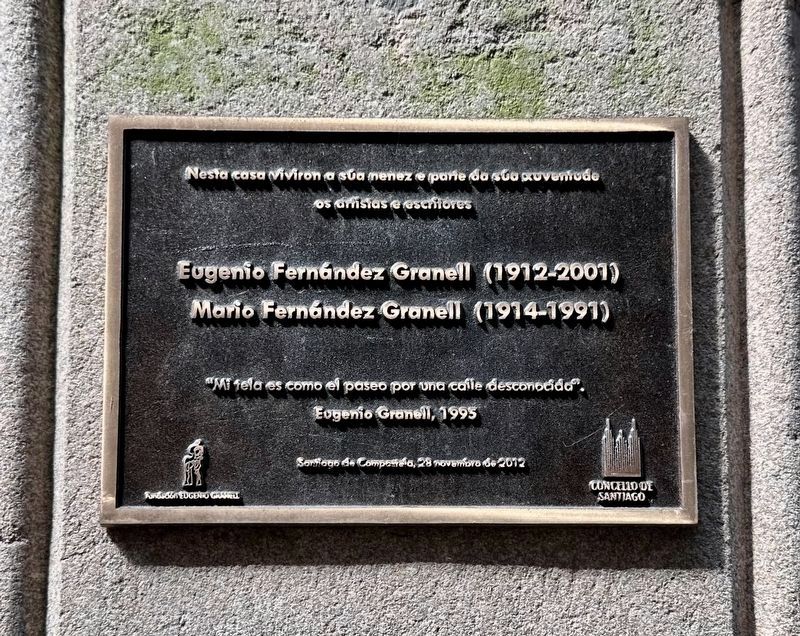 Eugenio and Mario Fern�ndez Granell Marker image. Click for full size.
