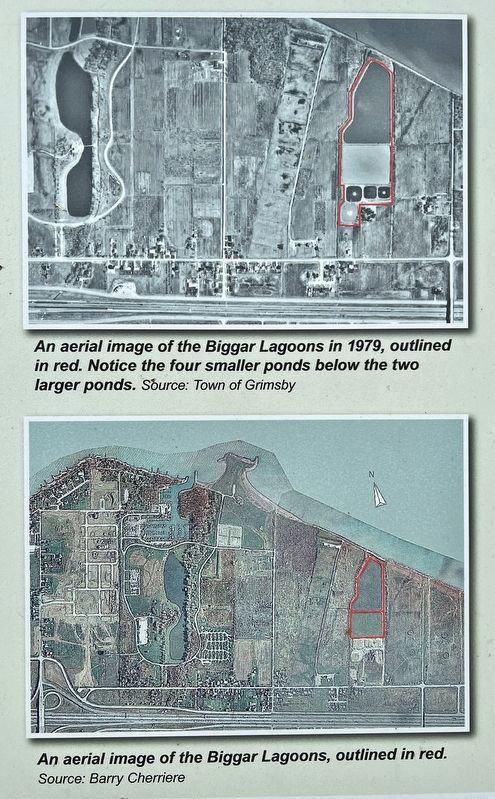 History of the Biggar Lagoons marker detail (right side). Click for full size. History of the Biggar Lagoons marker detail (right side) image. Click for full size.